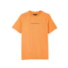 Cult Of Individuality Short Sleeve Crew Neck Tee "shimuchan" Logo In Orange