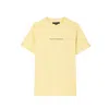 Cult Of Individuality Short Sleeve Crew Neck Tee "shimuchan" Logo In Yellow