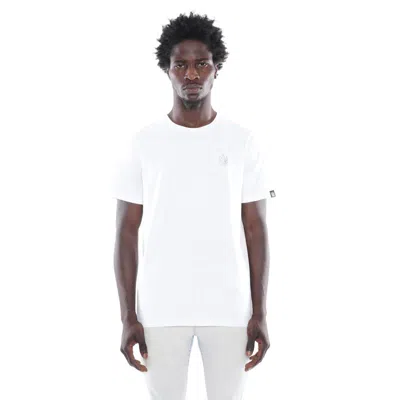 Cult Of Individuality Short Sleeve Crew Neck Tee "xx" In White