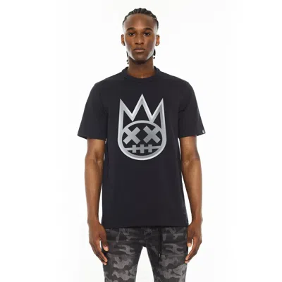 Cult Of Individuality S/s Crew Neck Logo Tee In Black