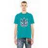 Cult Of Individuality S/s Crew Neck Logo Tee In Blue