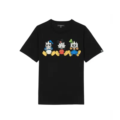 Cult Of Individuality Ss Crew Neck T - See, Speak, Hear No Evil In Black