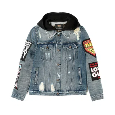 Cult Of Individuality Type Ii Denim Jacket In Blue