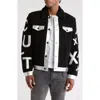 Cult Of Individuality Type Ii Faux Fur Jacket In Black
