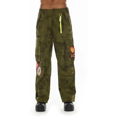 Cult Of Individuality Utility Cargo Pants In Green