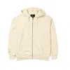 Cult Of Individuality Zip Hooded Sweatshirt In White