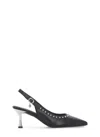 Cult 70mm Slingback Studded Pumps In Multi