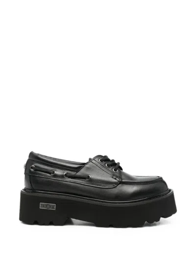 Cult Rocky Platform Lace-up Loafers In Black