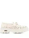Cult Slash Loafers In Neutral