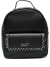 Cult Studded Leather Backpack In Black