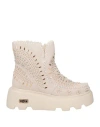 Cult Woman Ankle Boots Off White Size 8 Leather In Off White