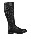 Cult Woman Boot Black Size 11 Textile Fibers In Black