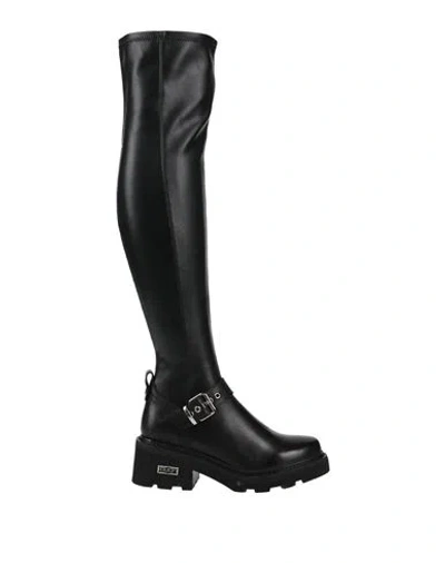 Cult Woman Knee Boots Black Size 11 Soft Leather