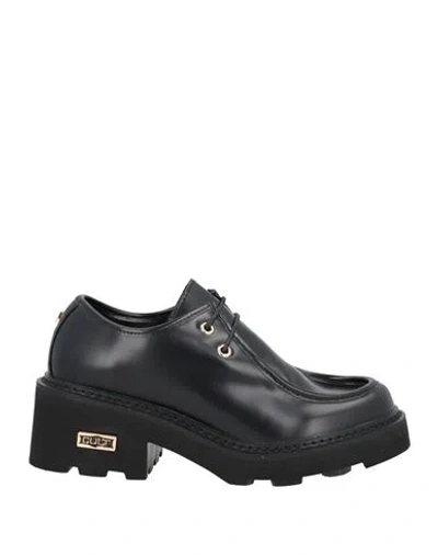 Cult Woman Lace-up Shoes Black Size 11 Soft Leather