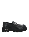 Cult Woman Loafers Black Size 8 Leather