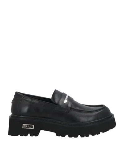 Cult Woman Loafers Black Size 8 Leather