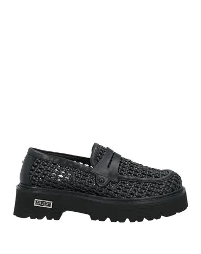 Cult Woman Loafers Black Size 7 Leather