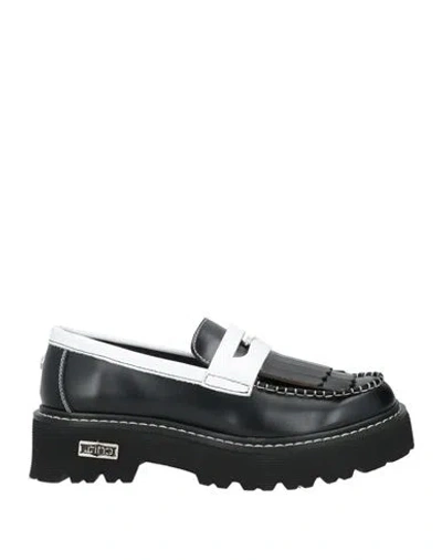 Cult Woman Loafers Black Size 8 Leather
