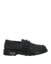 Cult Woman Loafers Black Size 8 Leather In Black