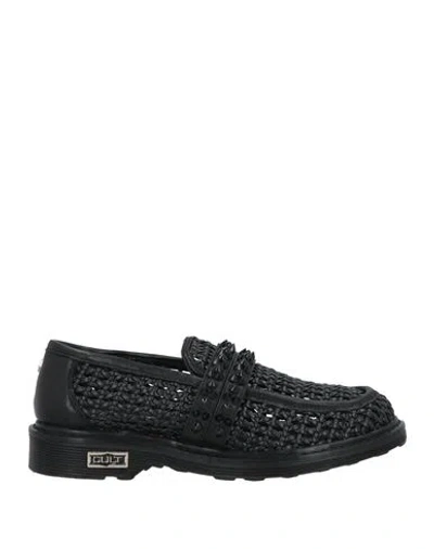 Cult Woman Loafers Black Size 8 Leather