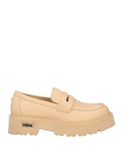 Cult Woman Loafers Sand Size 8 Leather In Beige