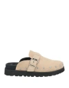 Cult Woman Mules & Clogs Beige Size 8 Leather In Beige