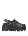 Cult Woman Mules & Clogs Black Size 8 Leather In Black