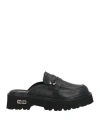Cult Woman Mules & Clogs Black Size 8 Leather In Black