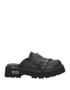 Cult Woman Mules & Clogs Black Size 8 Leather In Black