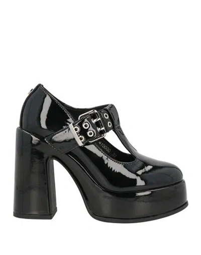 Cult Woman Pumps Black Size 8 Leather