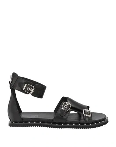 Cult Woman Sandals Black Size 9 Leather