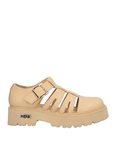 Cult Woman Sandals Sand Size 8 Leather In Beige