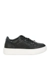Cult Woman Sneakers Black Size 8 Leather In Black