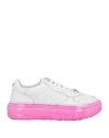 Cult Woman Sneakers White Size 7 Leather In White