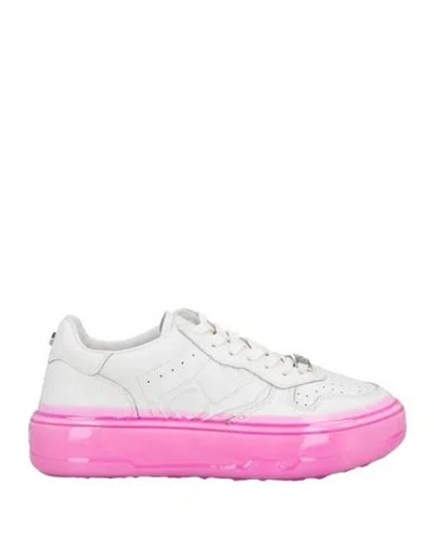 Cult Woman Sneakers White Size 7 Leather