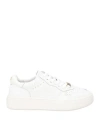 Cult Woman Sneakers White Size 8 Leather
