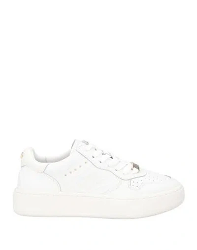 Cult Woman Sneakers White Size 8 Leather
