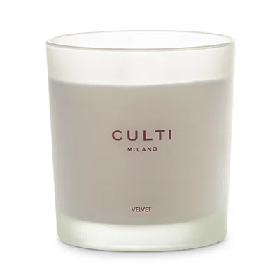 CULTI MILANO WHITE VASE CANDLE, 19.4 OZ.