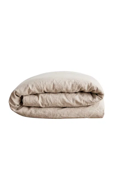 Cultiver - Linen Duvet Cover - Tan