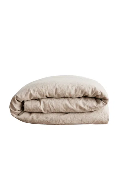 Cultiver - Linen Duvet Cover - Tan