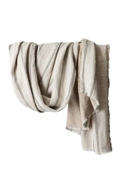 Cultiver - Mira Linen Throw - Tan