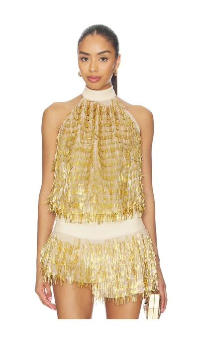 Cultnaked Copacabana Top In Gold