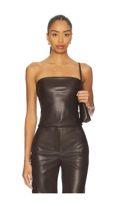 Cultnaked Killa Bandeau Top In Brown