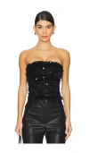 Cultnaked Power Bandeau Top In Black
