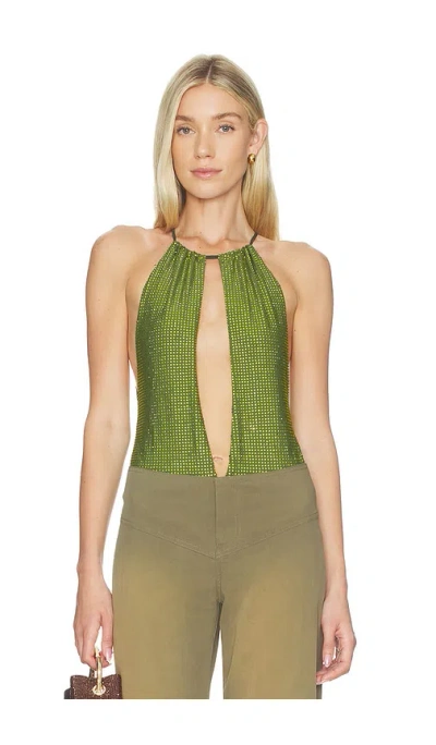 Cultnaked Switch Bodysuit In Green