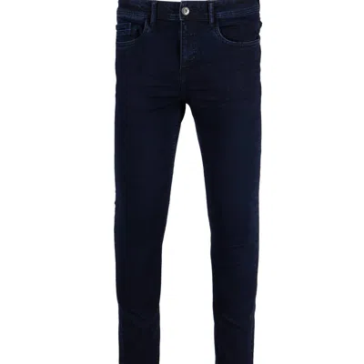 Cultura Azure Skinny Fit Stretch Jeans For Men In Blue