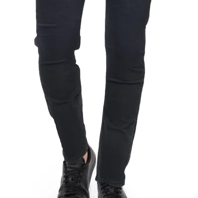Cultura Azure Slim Fit Stretch Jeans For Men In Black