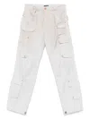 Cultura Cargo Trousers In Neutrals