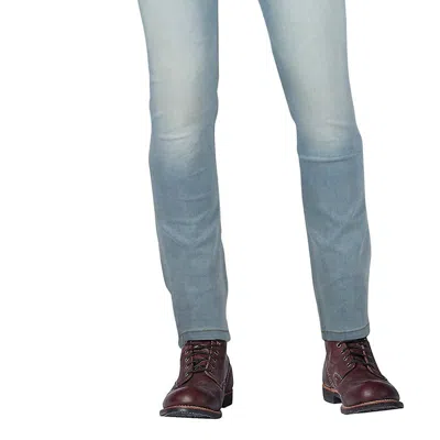 Cultura Cmp-99215 | Men's Super Stretch Skinny Fit Washed Denim Jeans In Blue