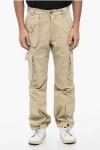 Cultura Cotton Cargo Pants With Golden Button